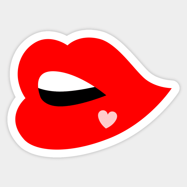 Sweet Lip Sticker by hahaha.creative